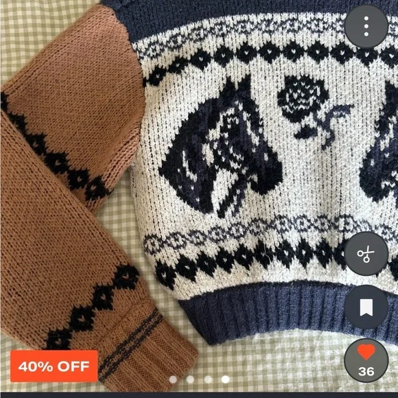 Free people lucky sweater bomber cardigan - Picture 4 of 6